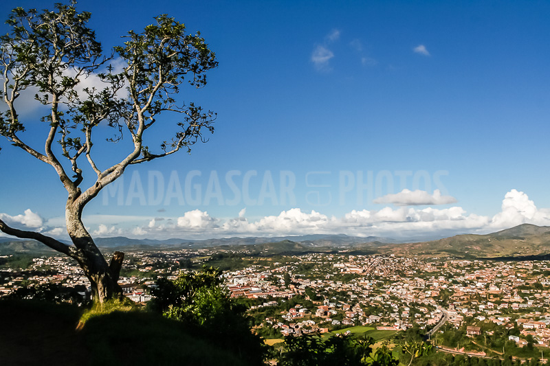 The city seen from above of Fianarantsoa