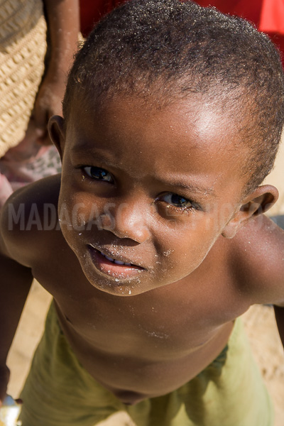 Children on the beach of Ifaty