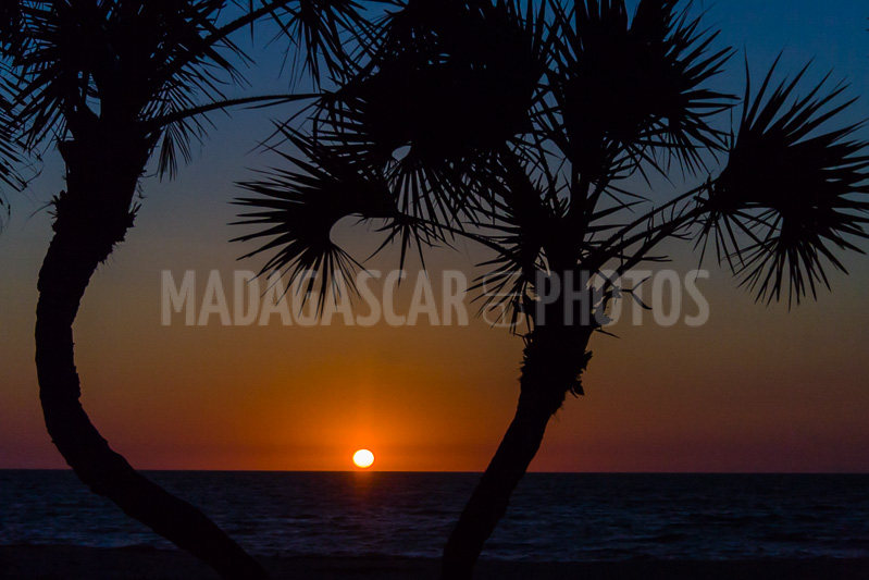 The beach of Amborovy (Majunga), Madagascar