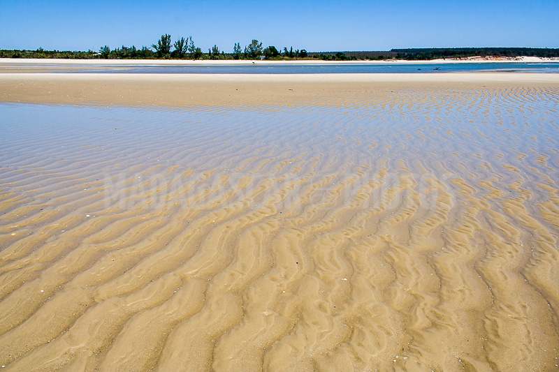 The sandbank of Antsanitia (Majunga), Madagascar