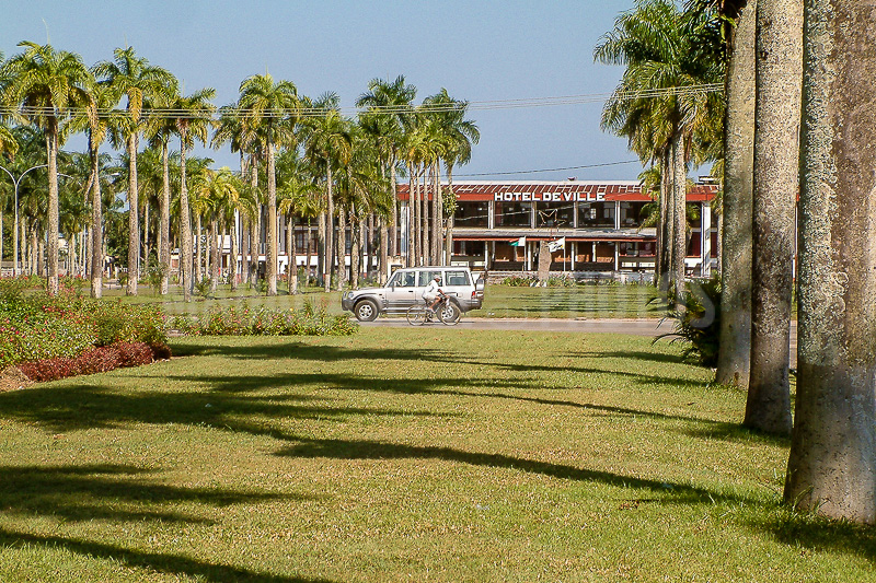 The avenue of Indépendance in Tamatave (Toamasina)